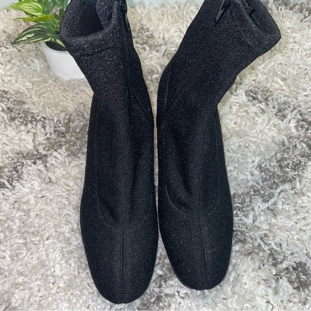 Free People Spectrum Sock Boot in Black Shimmer size 8 - Picture 9 of 15